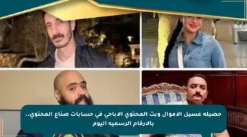 حصيلة غسيل الأموال وبث المحتوى الإباحي في حسابات صناع المحتوى.. بالأرقام الرسمية اليوم